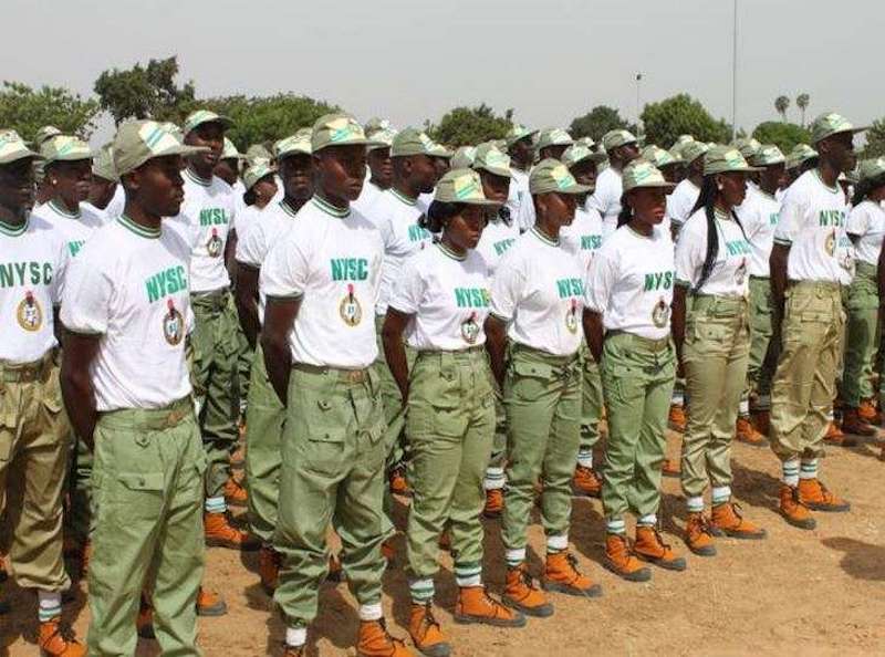 Corps Members on Parade. Photo: THISDAYLIVE