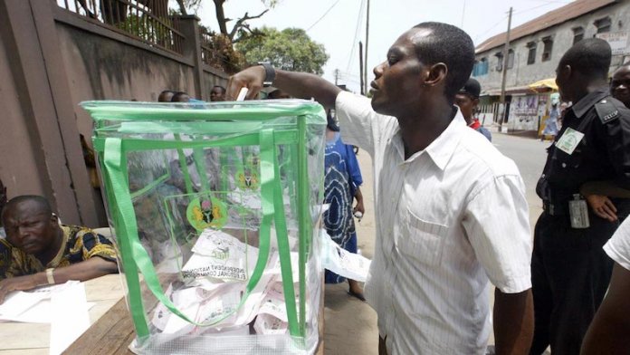 4e1fa333 inec polling Lagos Supplementary Polls: Heavy Security at INEC Collation Centre