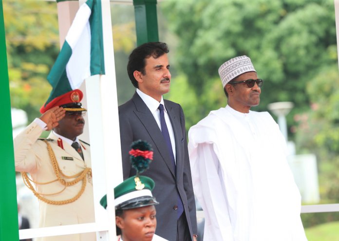 9690884e muhammadu buhari and tamim bin hamad al thani Buhari Seeks Qatar's investment in Nigeria's Aviation, Petroleum, Power Sectors