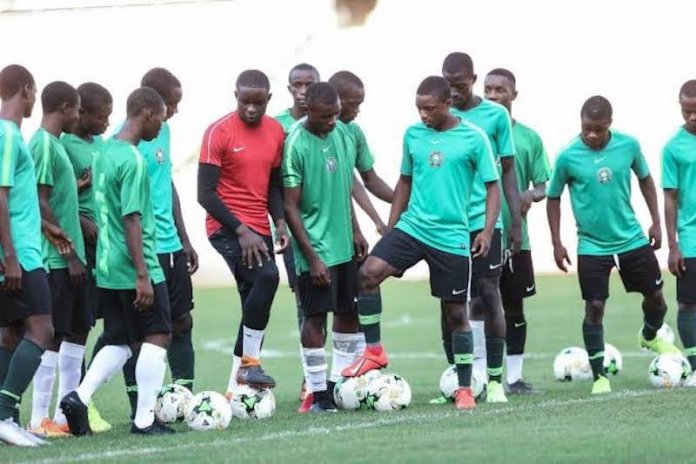 b4016b32 golden eaglets Golden Eaglets Tackle Guinea in Fierce S'final Duel