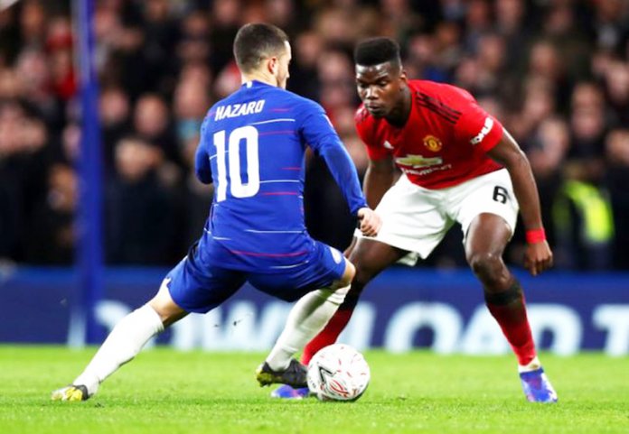 fd968dfc eden hazard and paul pogba Man United Host Chelsea in ‘Top-four Final’