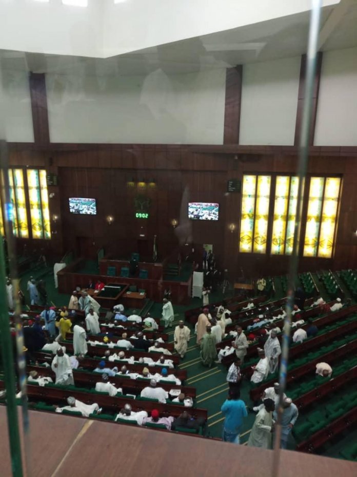 63e19e37 house of representatives chamber tuesday Ayu's Committee Meets Elumelu, Others