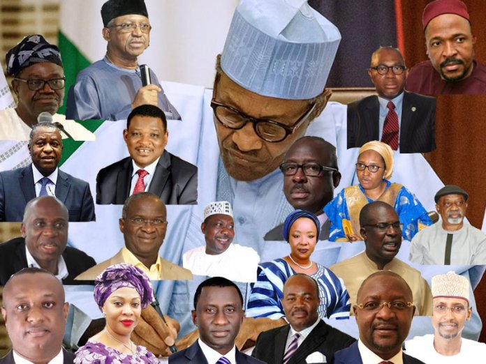 c148387c buhari and ministers 1 With New Ministers, Buhari Confronts Nigeria’s Challenges, Offers Fresh Hope (II)