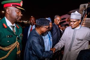 cac60dd0 buari 1 News in Photographs: Buhari Arrives New York