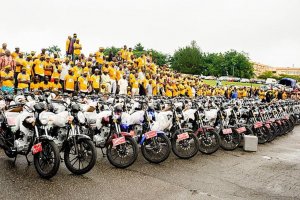 Image result for Dapo Abiodun Again! Ogun Governor Donates 100 Patrol Vehicles, 200 Bikes To Police