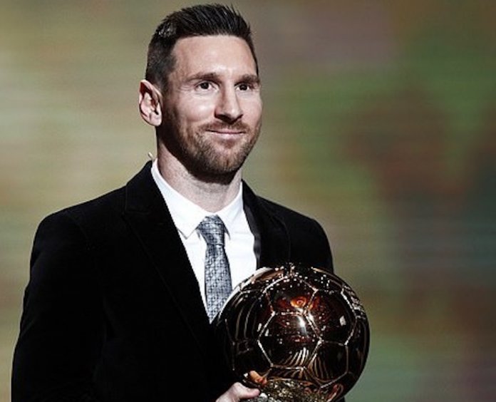 c8e6e8a9 lionel messi Lionel Messi Wins Ballon d'Or for Record Sixth Time