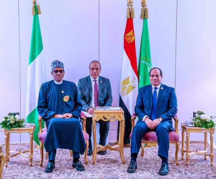 cc66fcf2 fb img 1576163941534 Buhari, el-Sisi Pledge to Tackle Terrorism in Africa