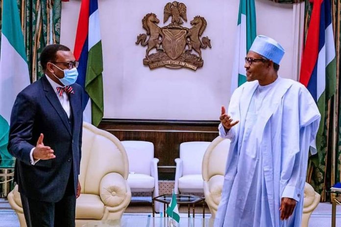 6cf0ce0d fb img 1591112283502 Buhari Vows Nigeria’s Unflinching Support for Adesina