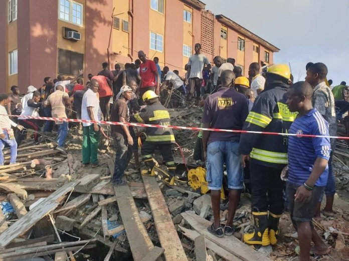 6ad561b5 bulden 4 Dead, Scores Trapped in Lagos Building Collapse