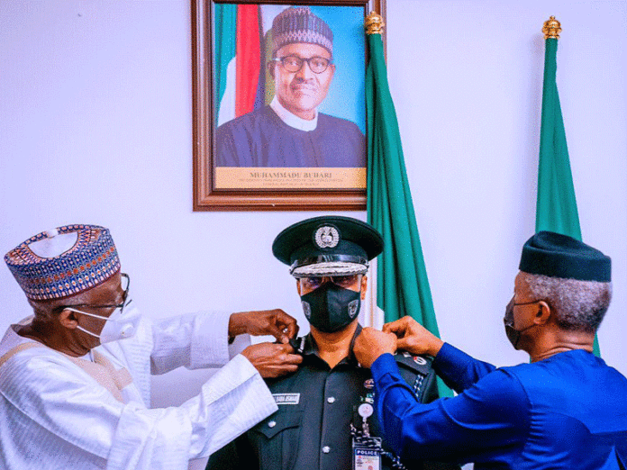 2e95b6d8 osinbajo decorates ig baba News in Photographs: Osinbajo Decorates IG Baba with New Rank