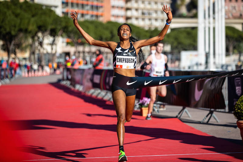Chepkoech Breaks World 5km Record in Monaco - Vimarsana News