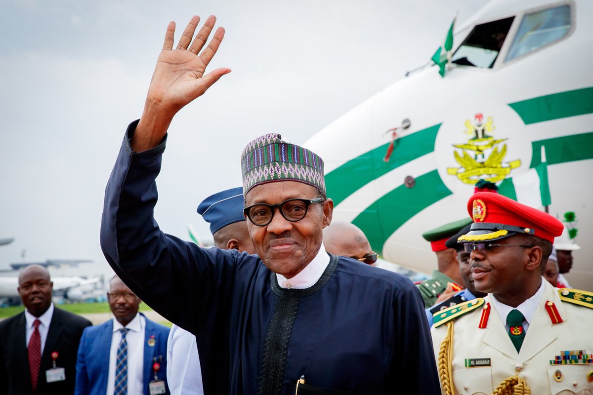 Buhari Returns to Abuja After 18 Days in UKTHISDAYLIVE