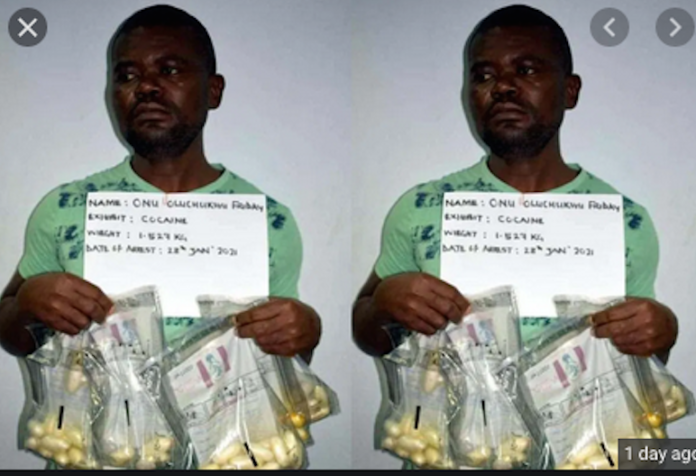 fbdc187c oluchukwu onu Drug Trafficker Excretes 86 Wraps of Cocaine at Abuja Airport