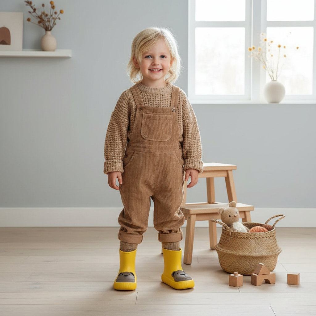 Kind met Beary laarzen