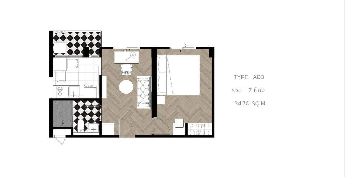 1 Bedroom Condo For Sale in San Sai Noi, San Sai, Chiang Mai - Image 6