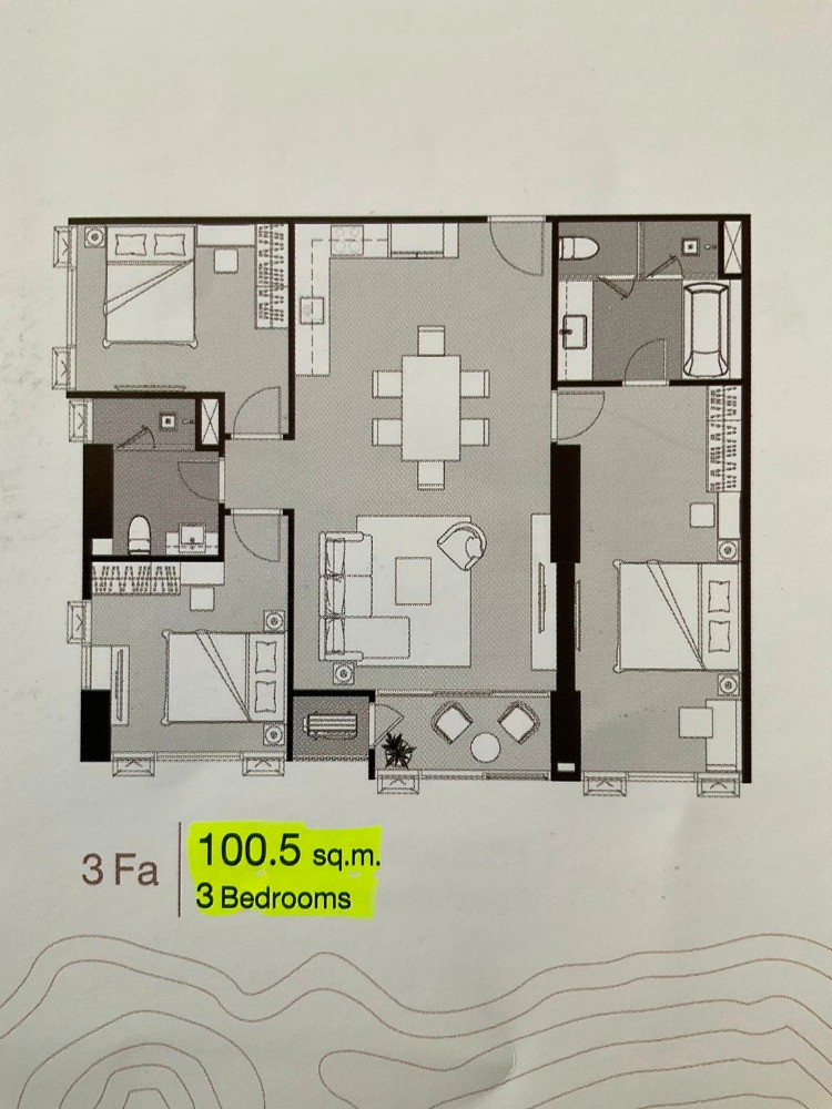 3 ห้องนอน คอนโด สำหรับเช่า ใน ทุ่งมหาเมฆ, สาทร, กรุงเทพมหานคร - Image 10
