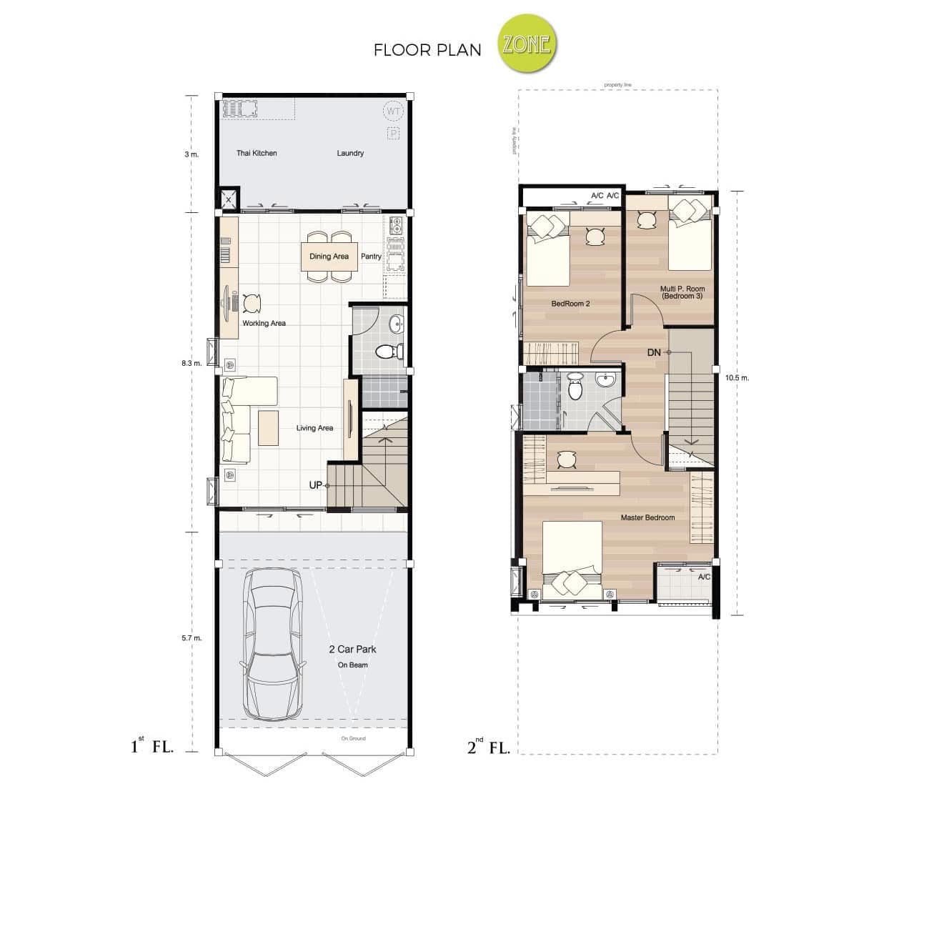 3 ห้องนอน ทาวน์เฮาส์ สำหรับขาย ใน ดอกไม้, ประเวศ, กรุงเทพมหานคร - Image 6