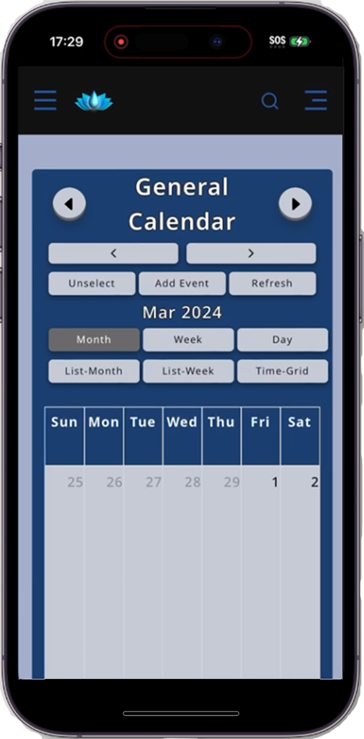 Image of Calendar Page