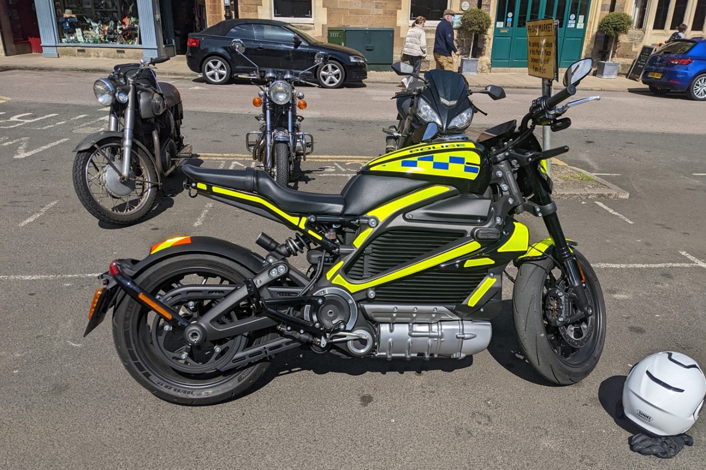 LiveWire electric motorcycle insured and used by police