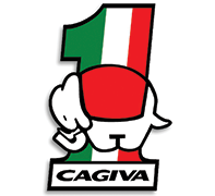 Cagiva manufacturer logo in-text