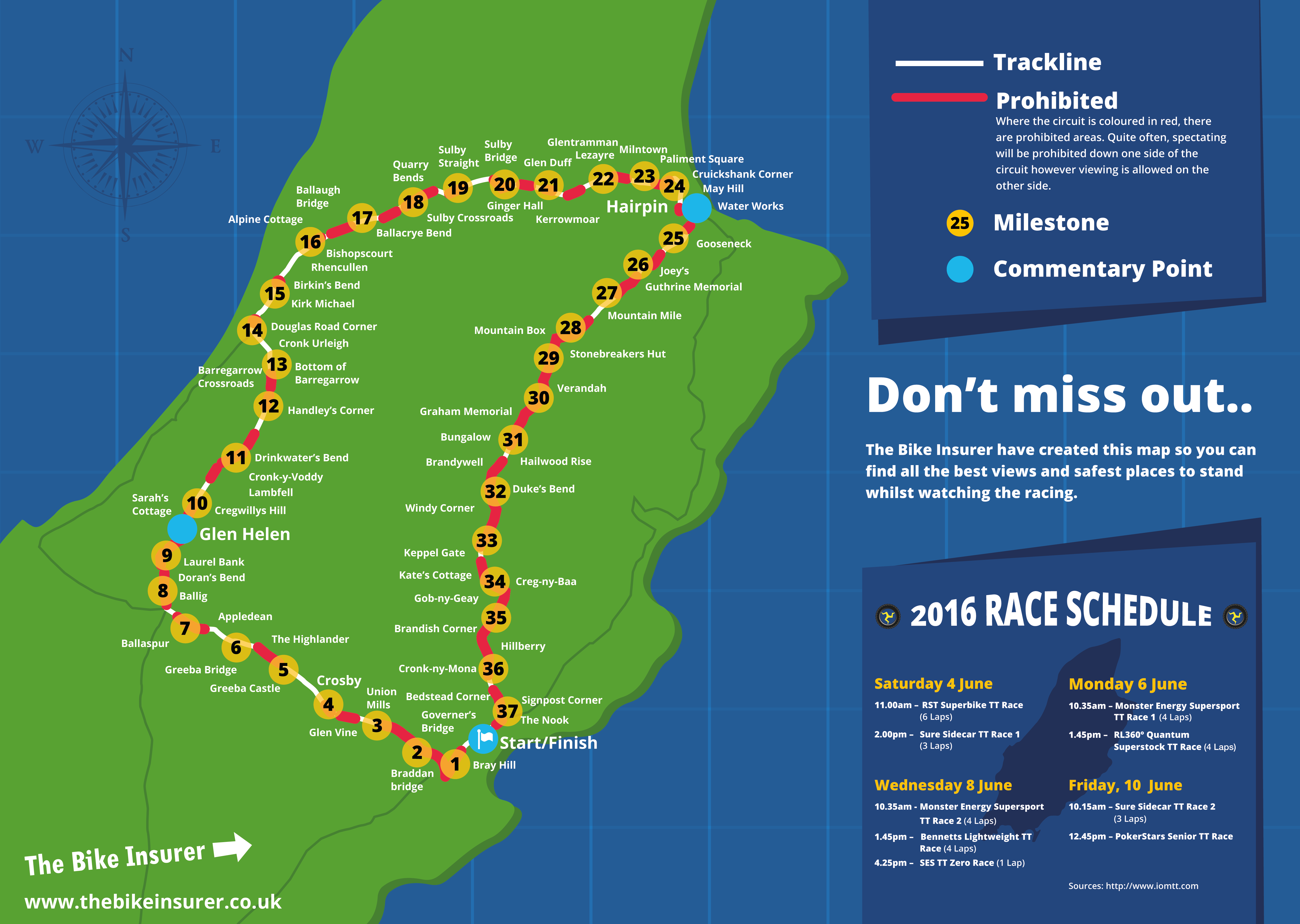 Iom Tt 2024 Route Map - Dacy Melessa