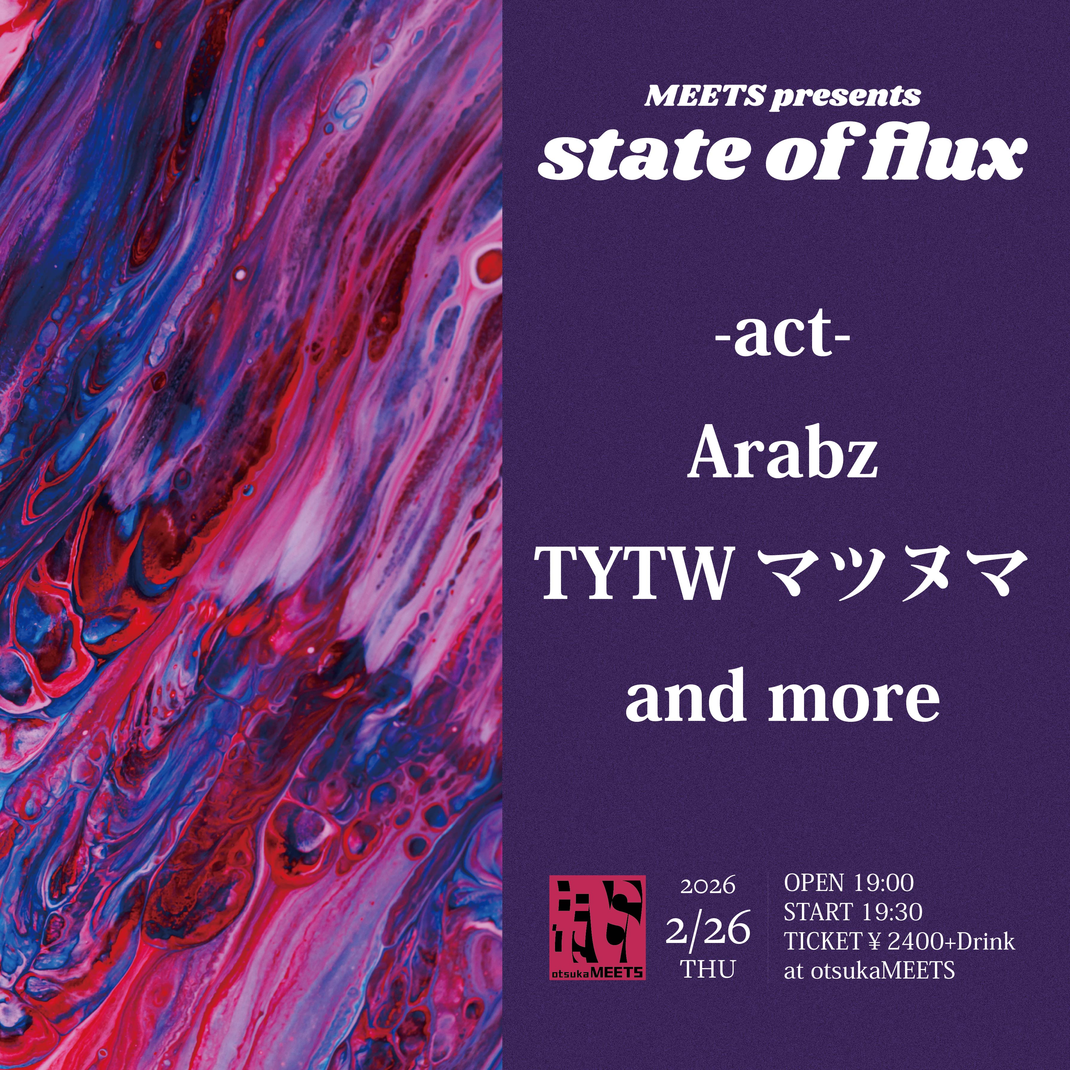 MEETS presents"state of flux"