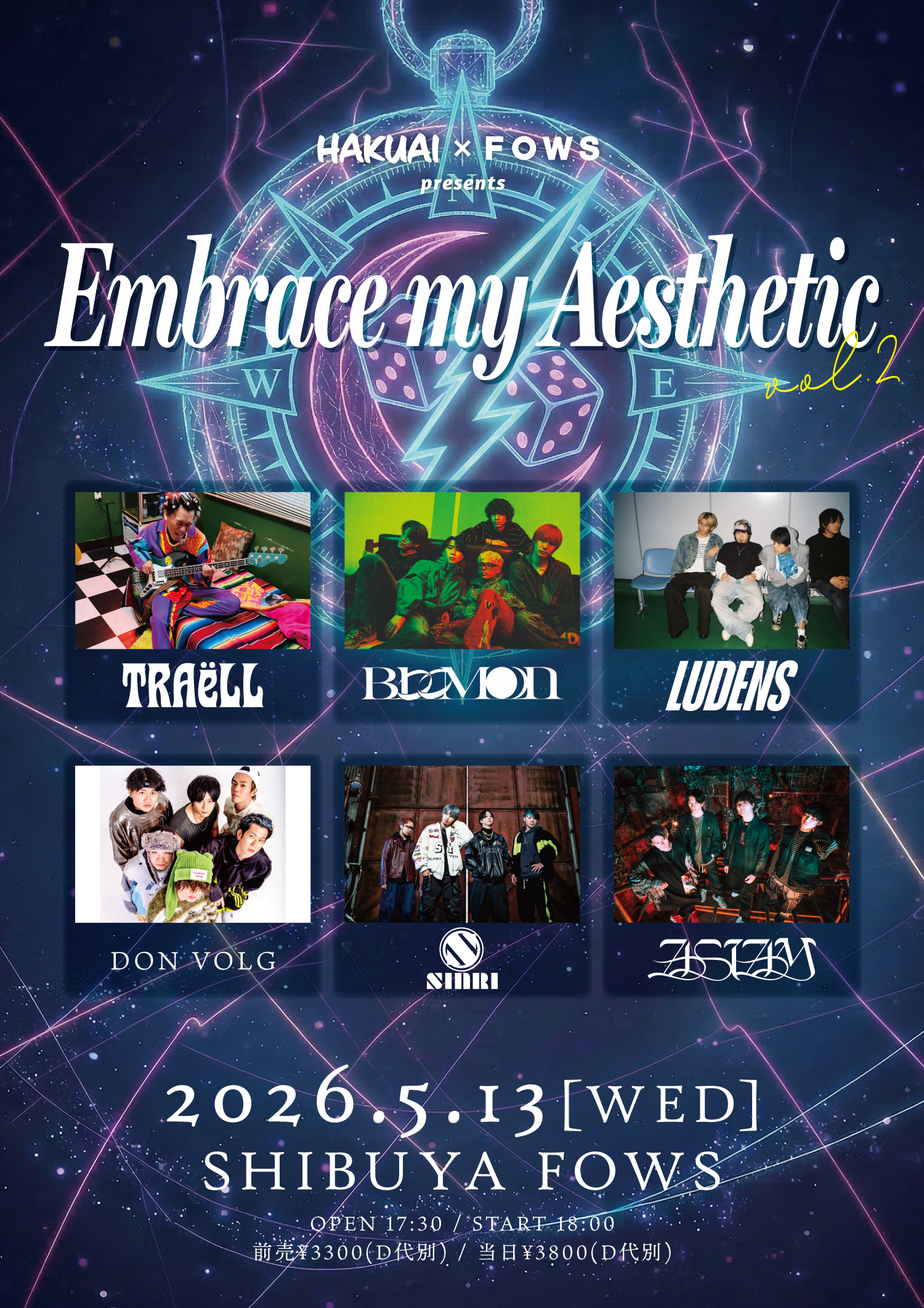 HAKUAI × FOWS pre. 『Embrace my Aesthetic vol.2』