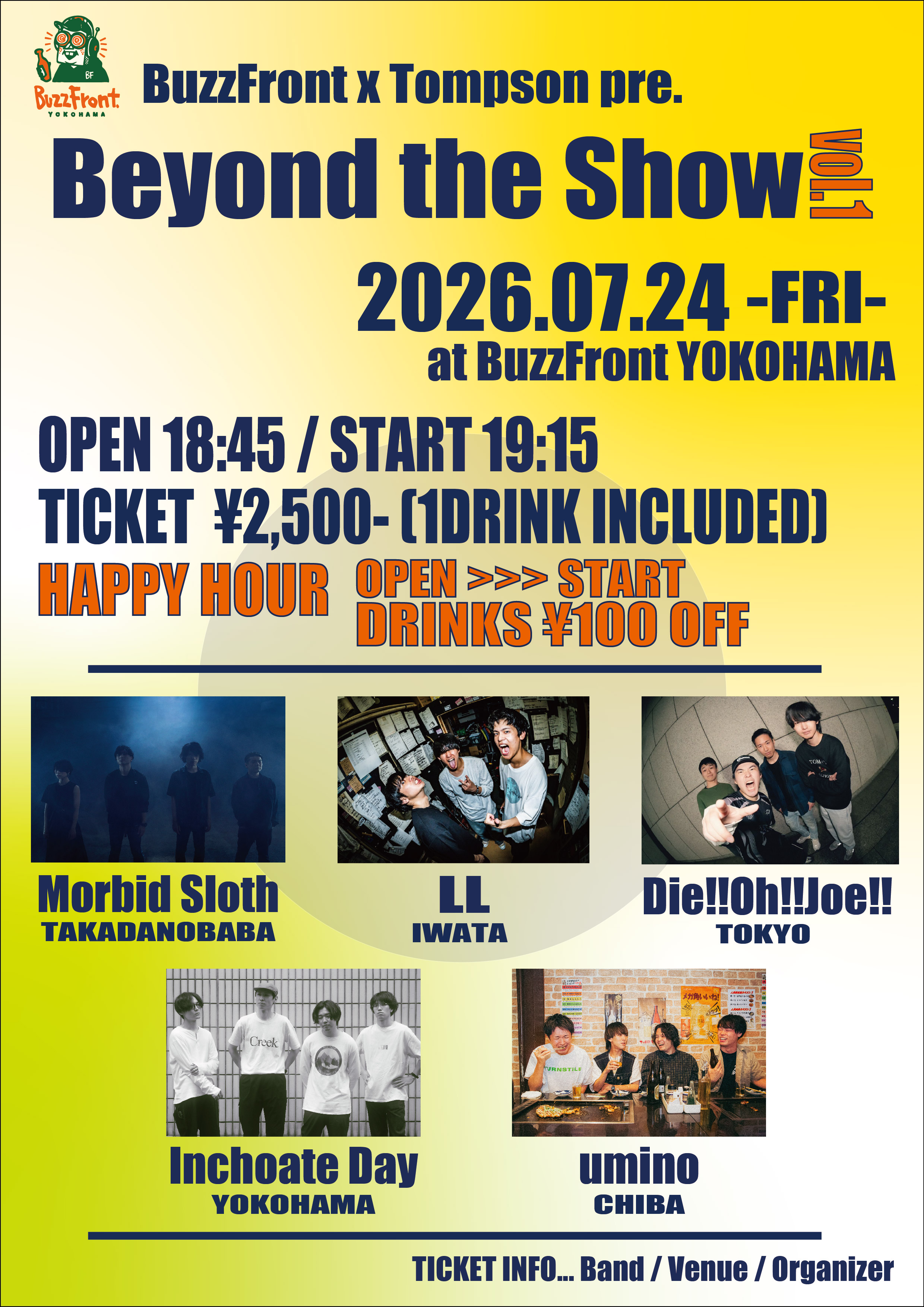 BuzzFront x Tompson pre. Beyond the Show vol.1