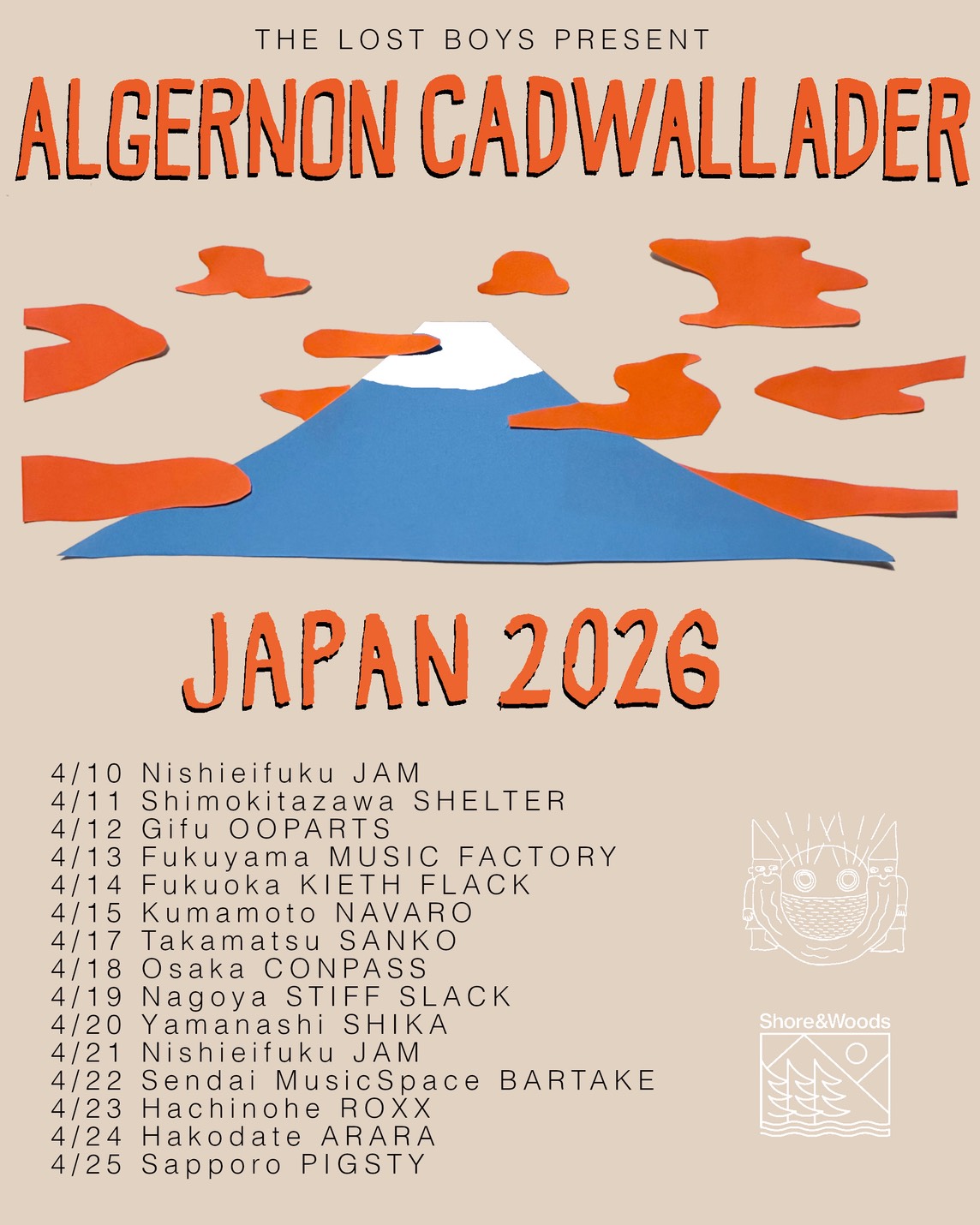 THE LOST BOYS PRESENT ALGERNON CADWALLADER JAPAN2026
