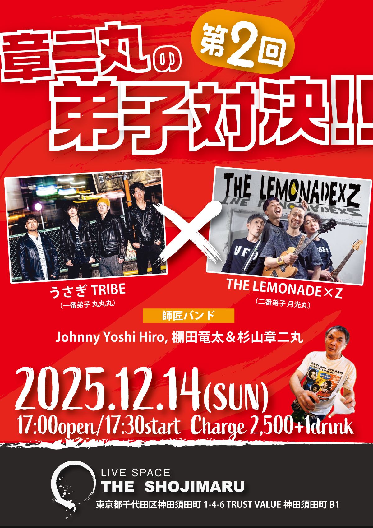 第２回章二丸弟子対決！！