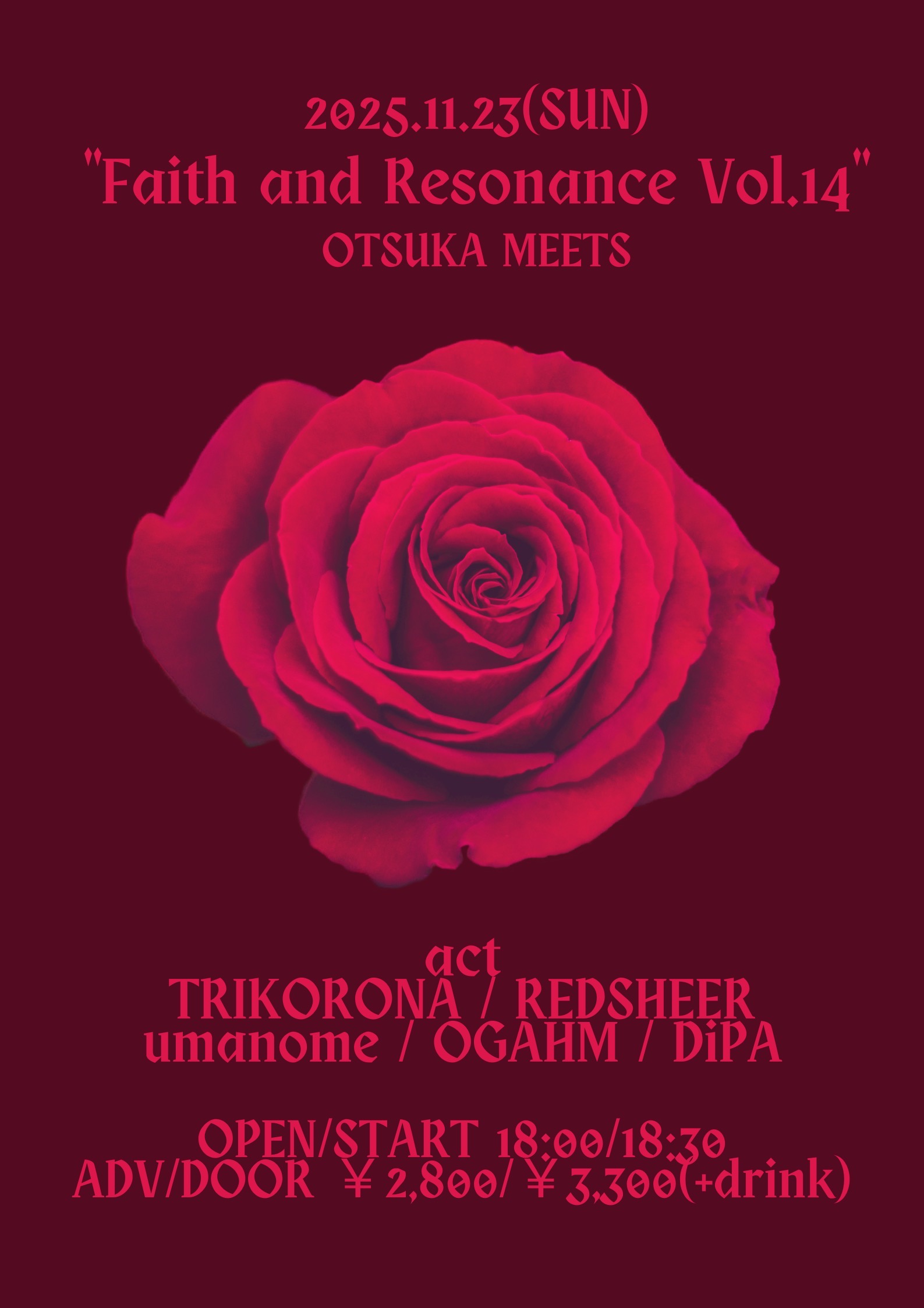 【夜】MEETS presents "Faith and Resonance Vol.14"