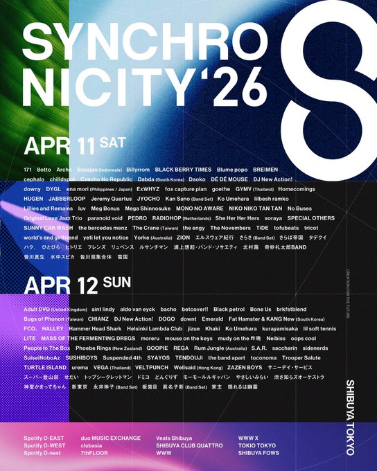 SYNCHRONICITY'26物販会場