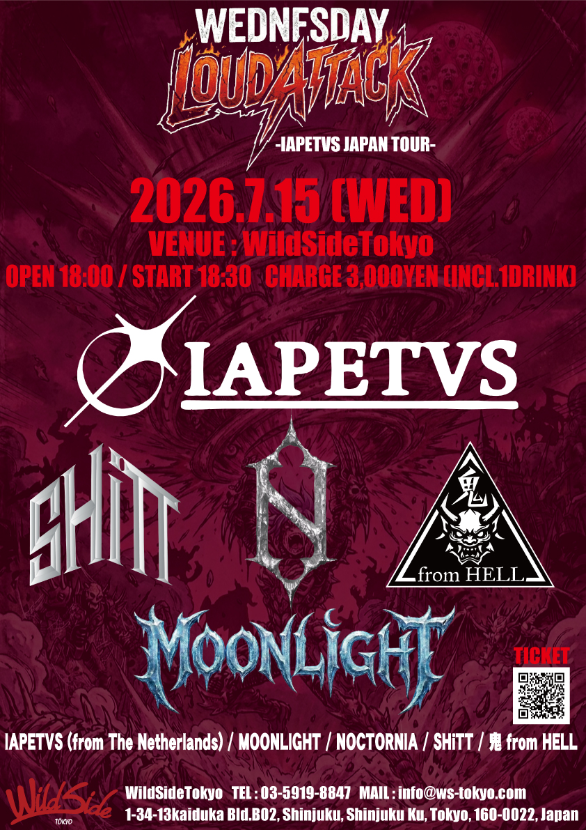 WEDNESDAY LOUD ATTACK -IAPETVS JAPAN TOUR-