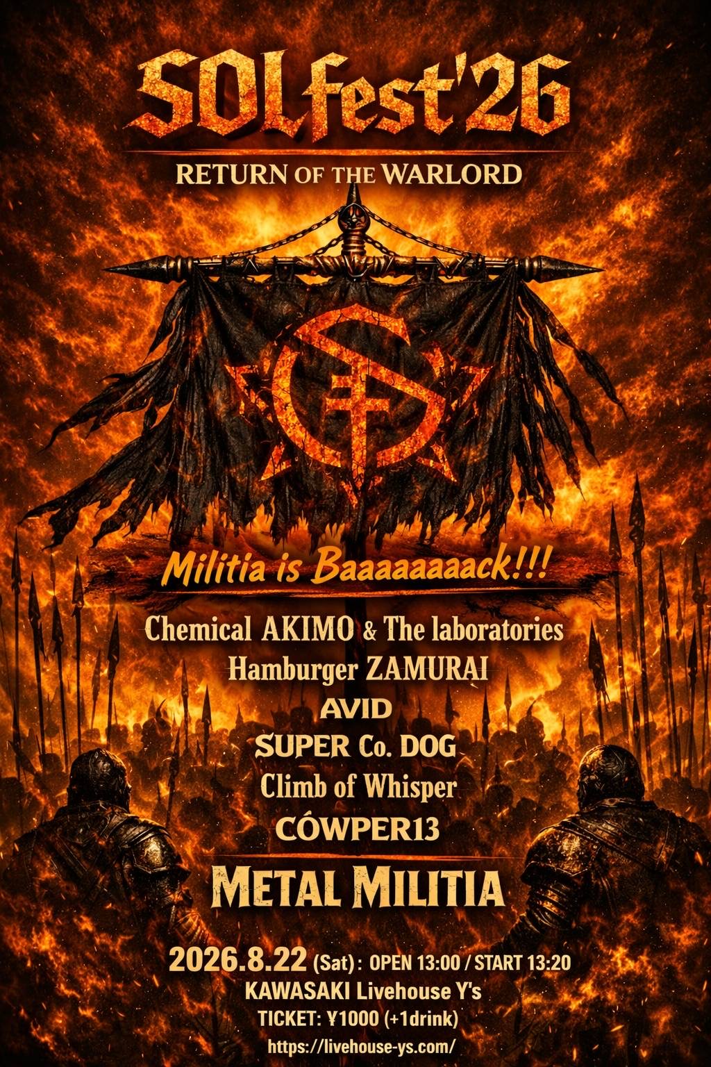 SOL fest'26 Return of the Warload