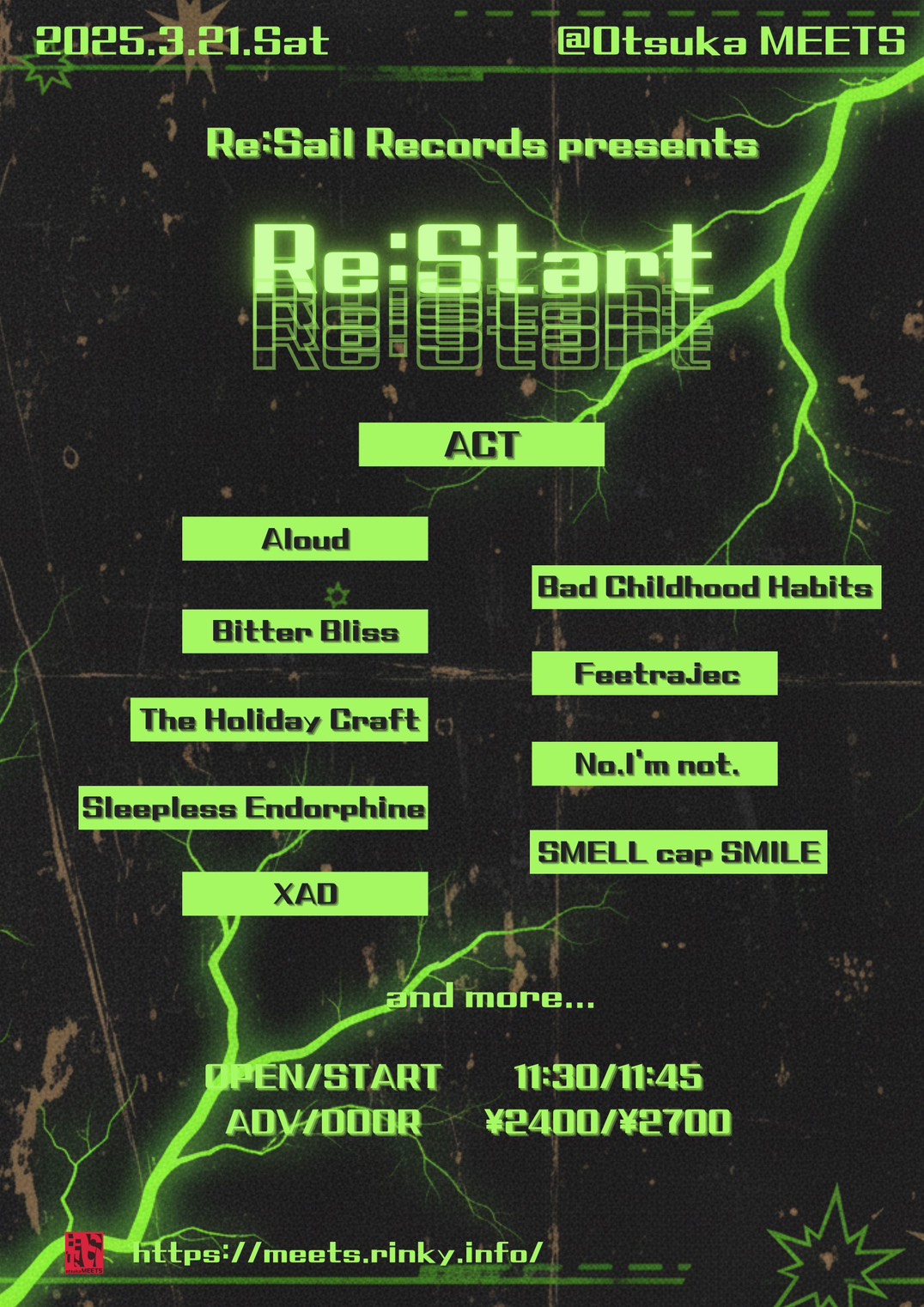 Re:Sail Records presents 「Re:Start」