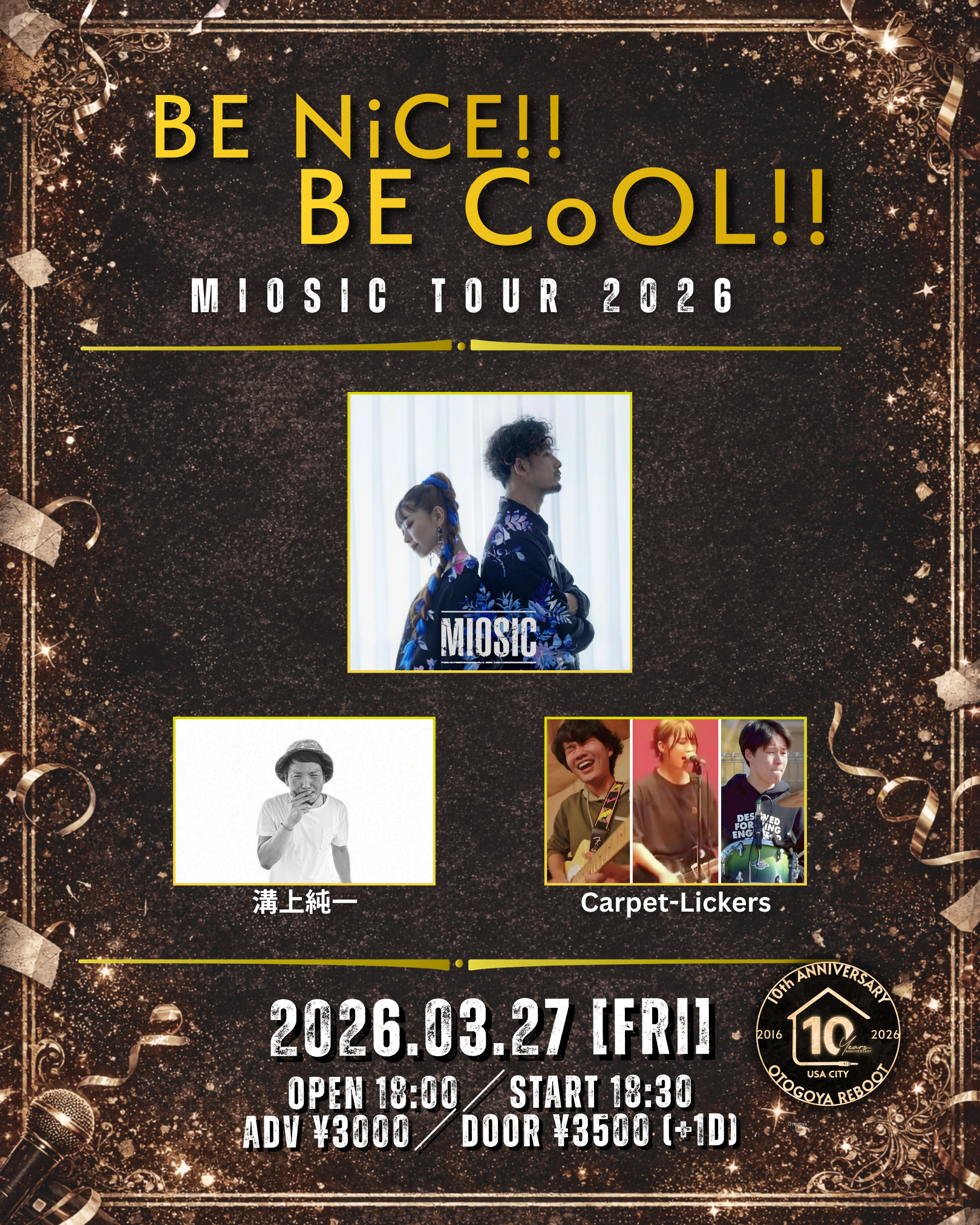BE NiCE!! BE CoOL!! MIOSIC TOUR 2026