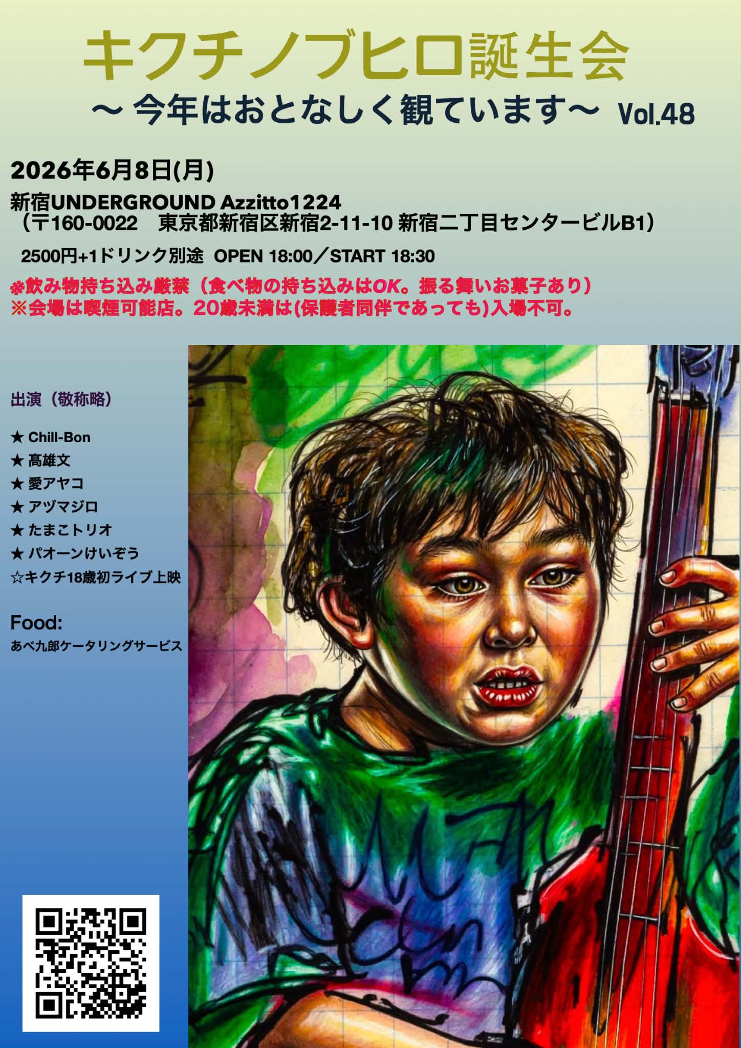 キクチノブヒロ誕生会 Vol.48 〜今年はおとなしく観ています〜