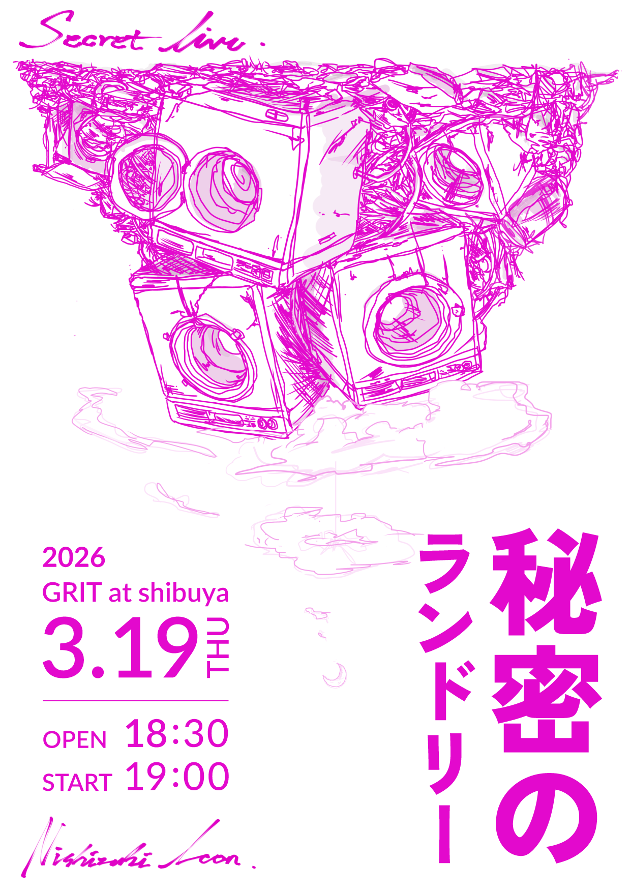 西月麗音 1st secret live 「秘密のランドリー」