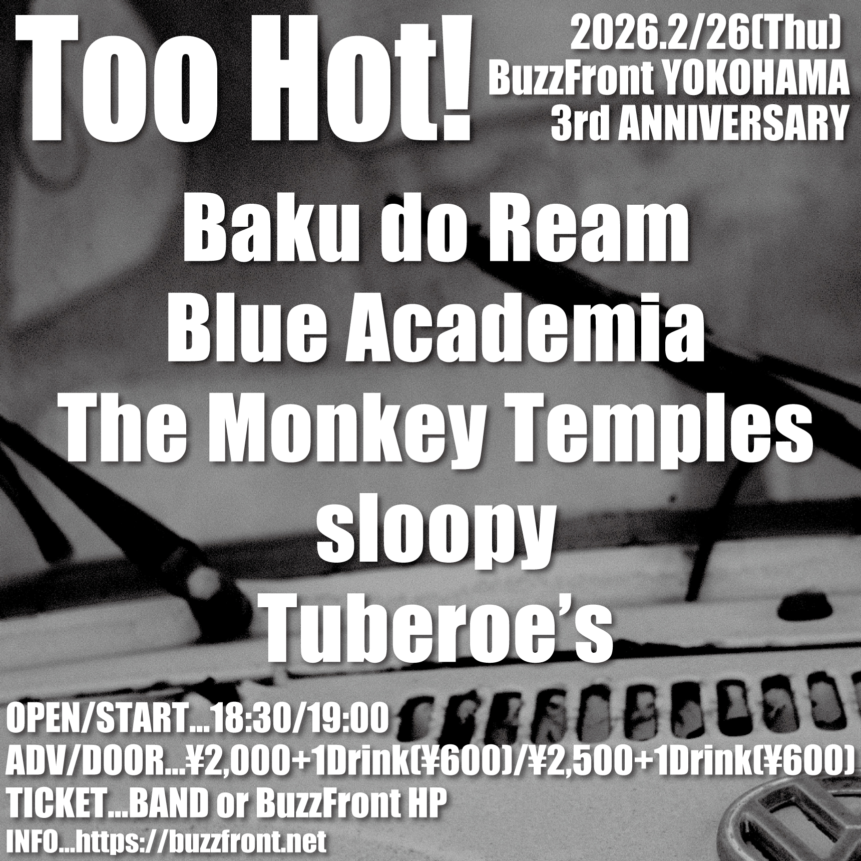 Too Hot! BuzzFront 3rd Anniversary 