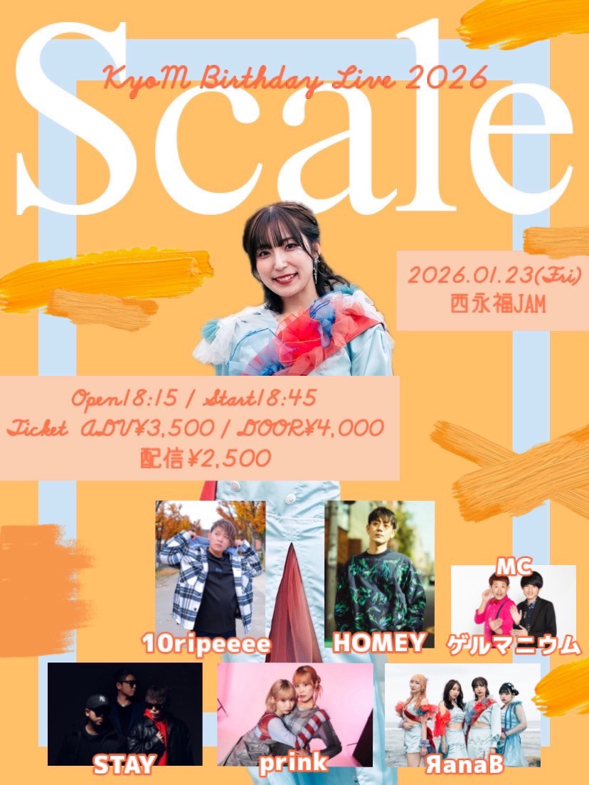 KyoM Birthday Live 2026 Scale