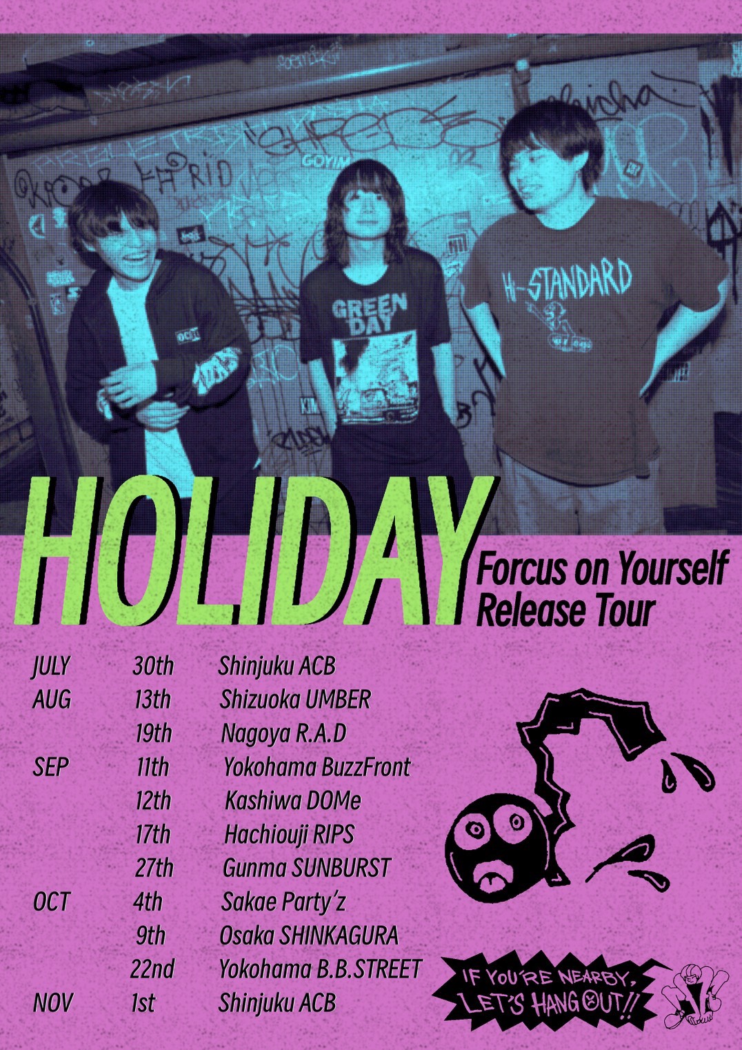 HOLIDAY 2nd EP  "Forcus on Yourself Release Tour"