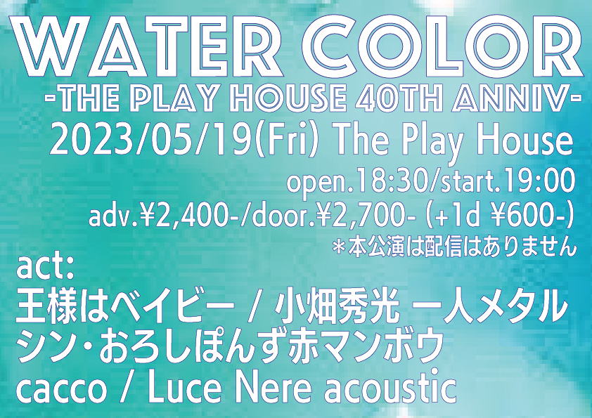 Water Color -The Play House 40th anniv.-