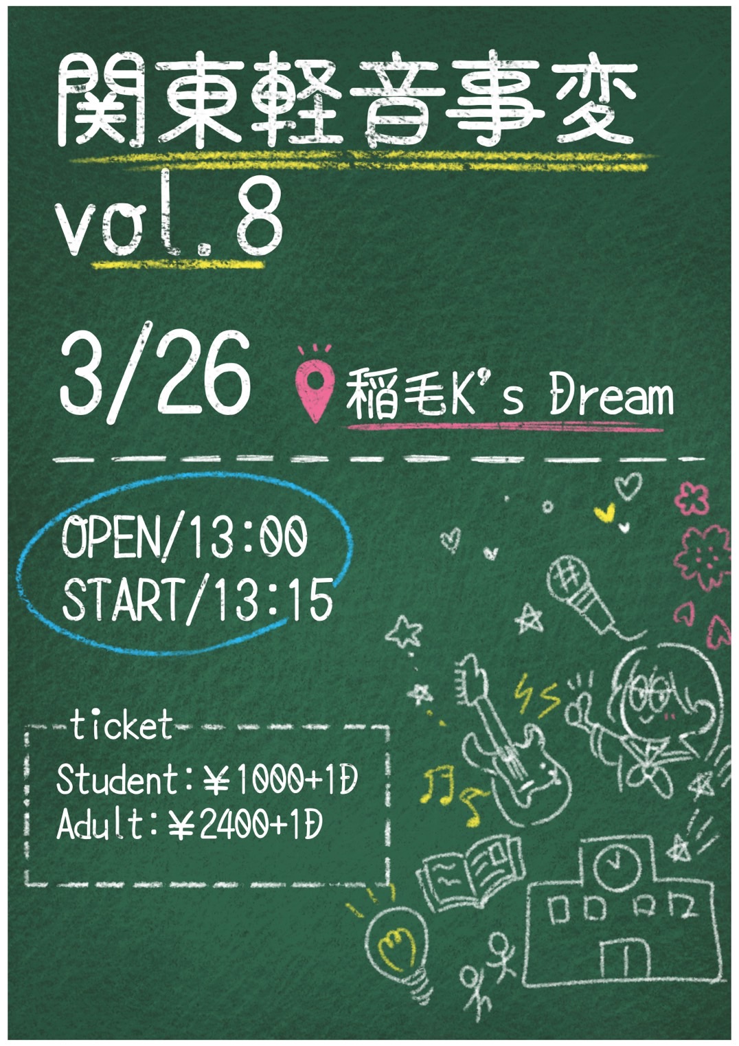 関東軽音部 pre. "関東軽音事変 vol.8"