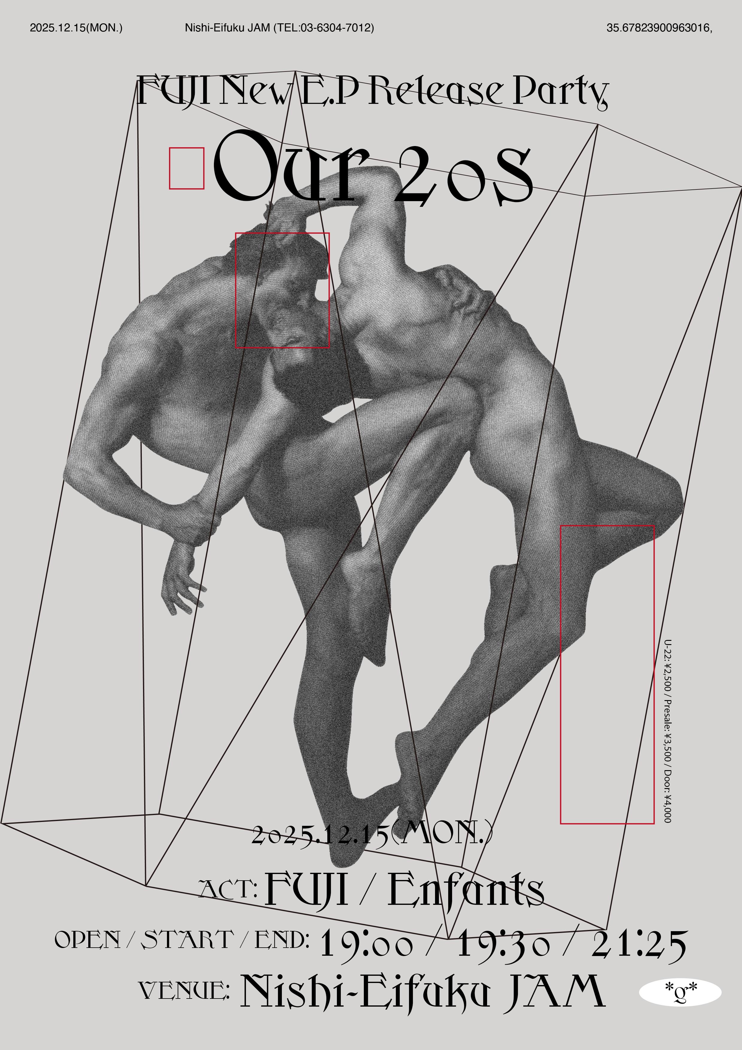 FUJI New EP Release Party「Our 20s」