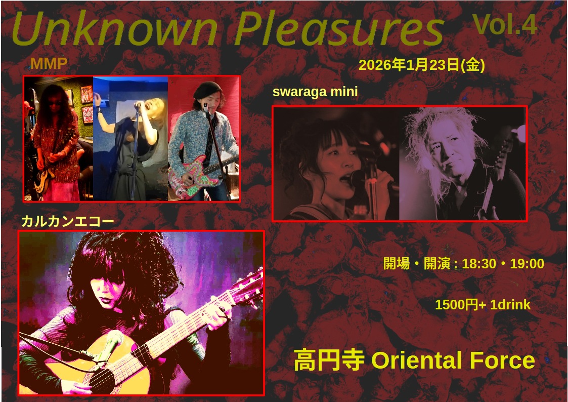 「Unknown Pleasures Vol.4」Presented by 忘八門土