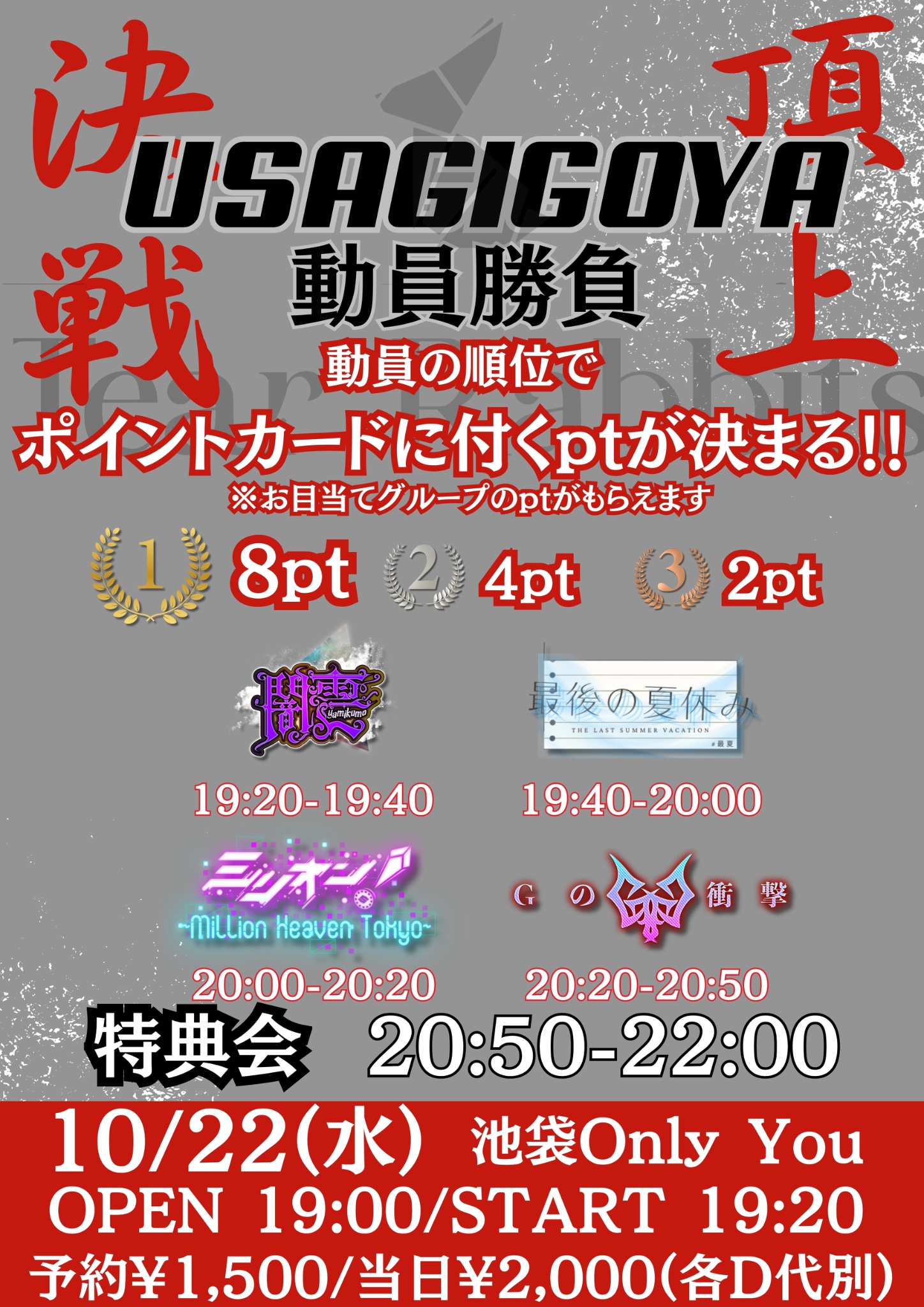 USAGIGOYA 頂上決戦