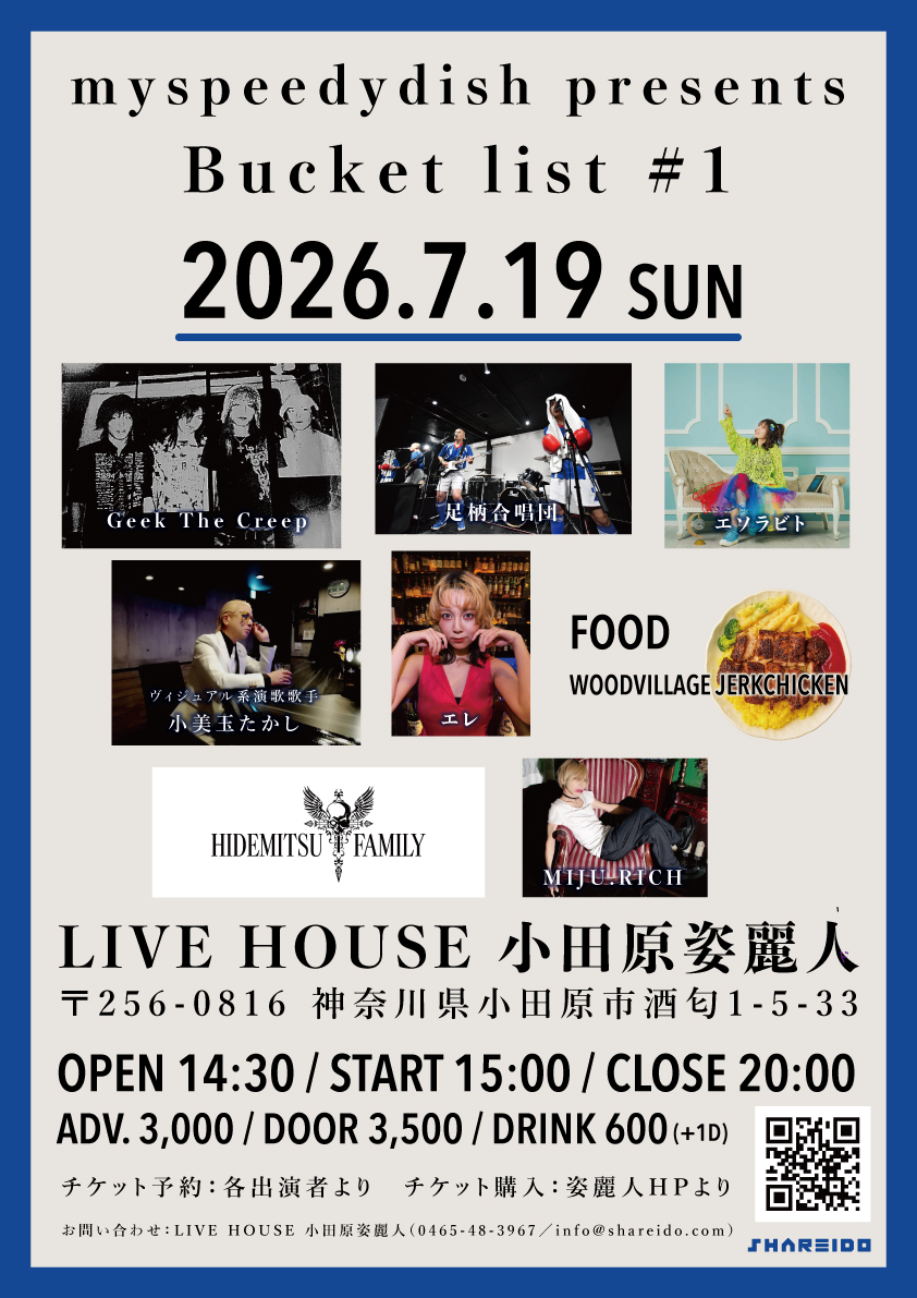 myspeedydish presents『Bucket list』#1