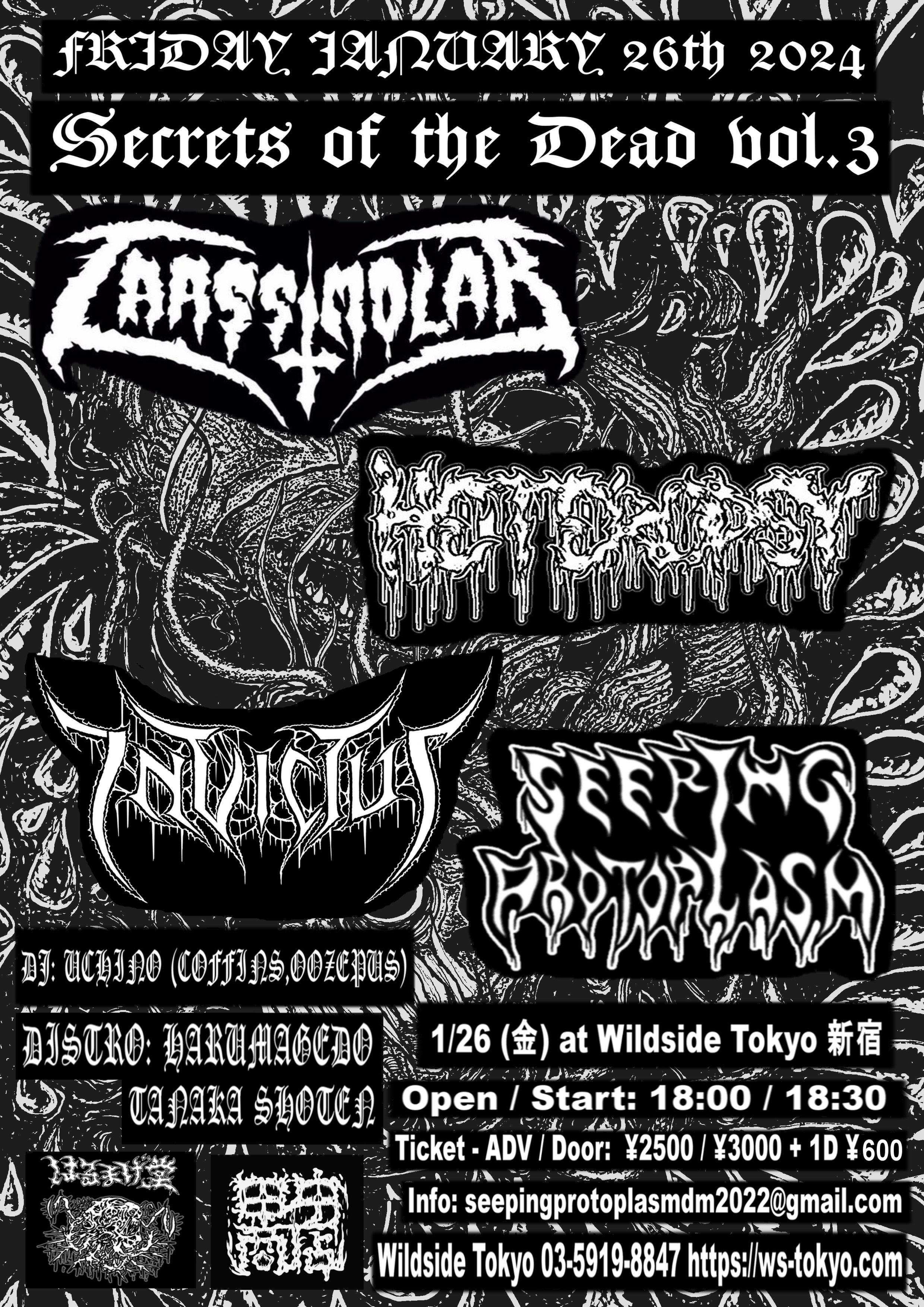 Seeping Protoplasm presents "Secrets of the Dead vol.3"