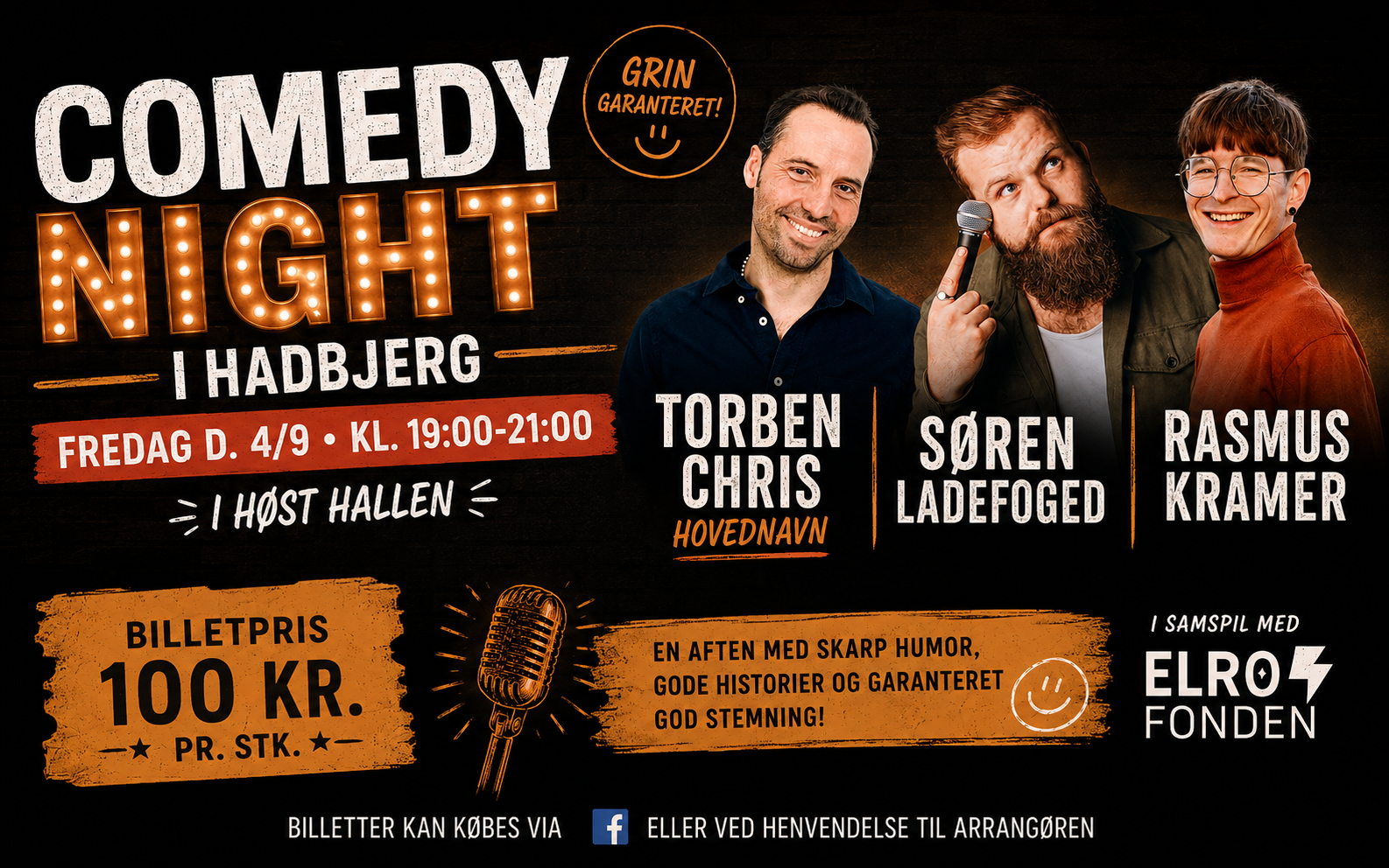 Comedy Night i Høst Hallen