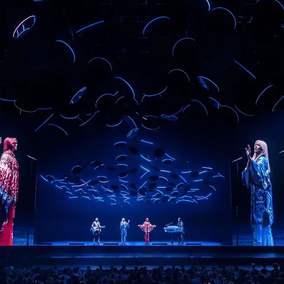 ABBA Voyage digitale avatars die live optreden